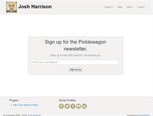 Tablet Screenshot of picklewagon.com